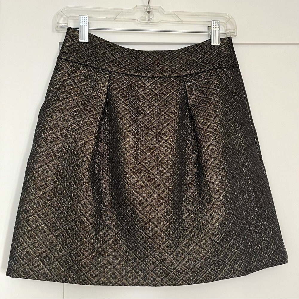 LOFT Brocade Shimmer Mini Skirt (0)